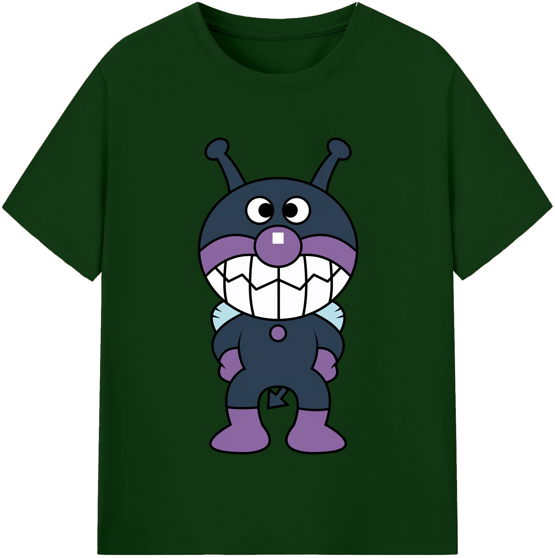 （画像用） アンパンマン Anpanman 綿100％半袖Tシャツ（フロントプリント）